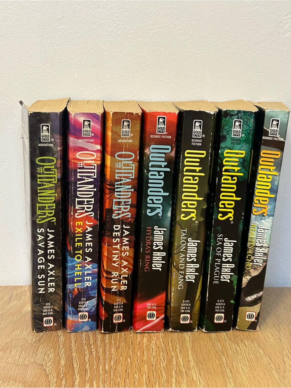 Outlanders Book Series Collection by James Axler - Multicolor Paperback Set